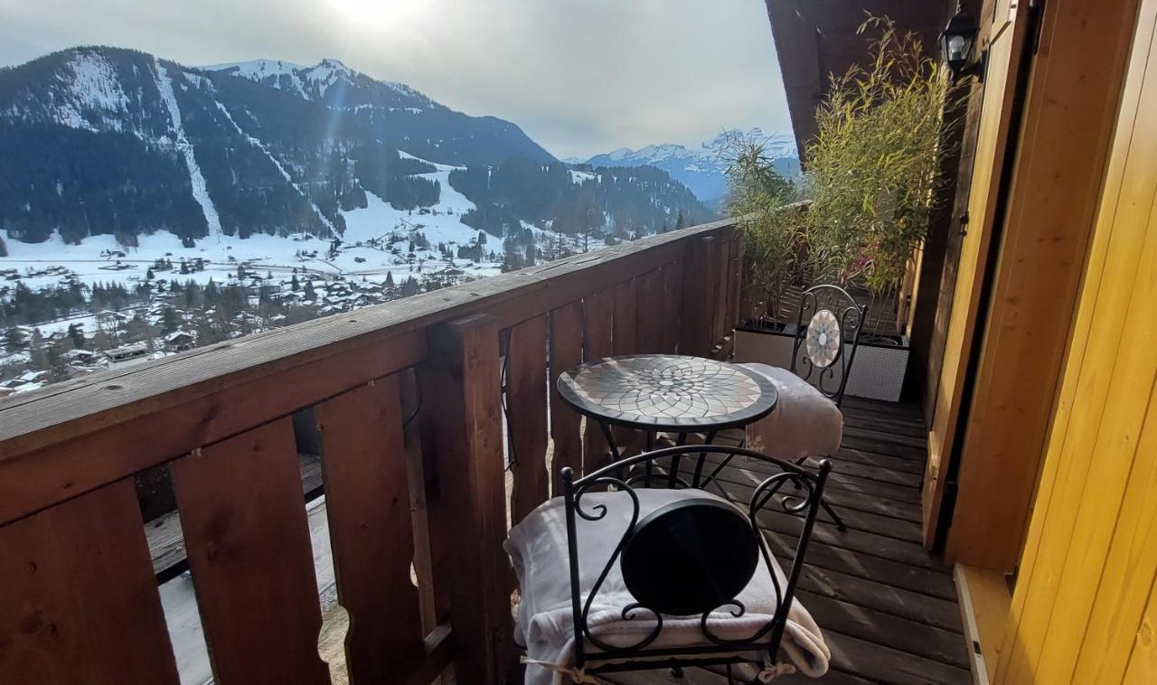Chambre D'Hotes L'Ours Bleu Les Diablerets Exterior foto
